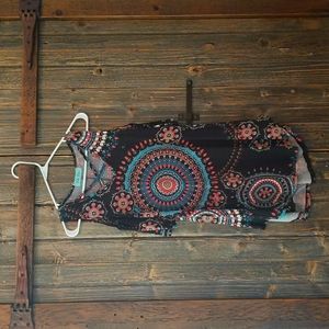 Filly Flair open shoulder top